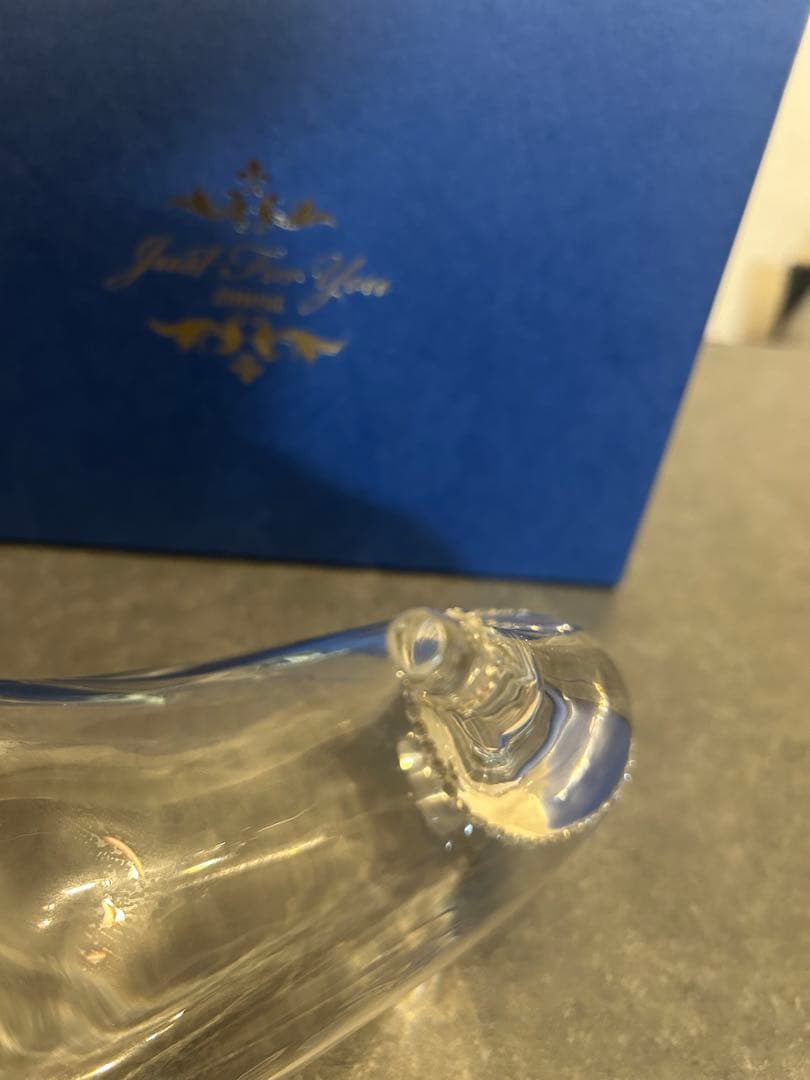 EMMA エマ　履けるガラスの靴　デコレーションハート　（右足　23cm）