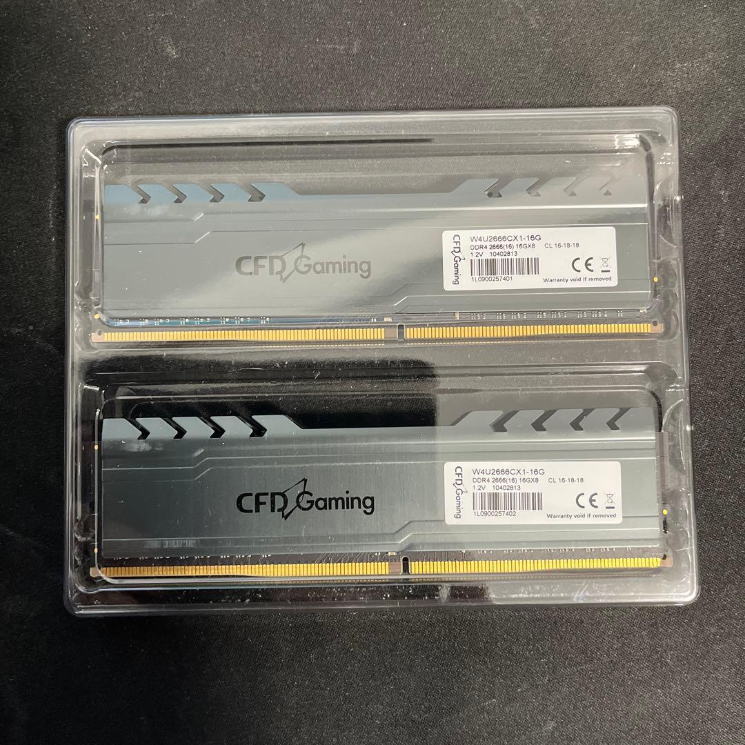 CFD Gaming DDR4メモリ 16GB×2枚 32GB