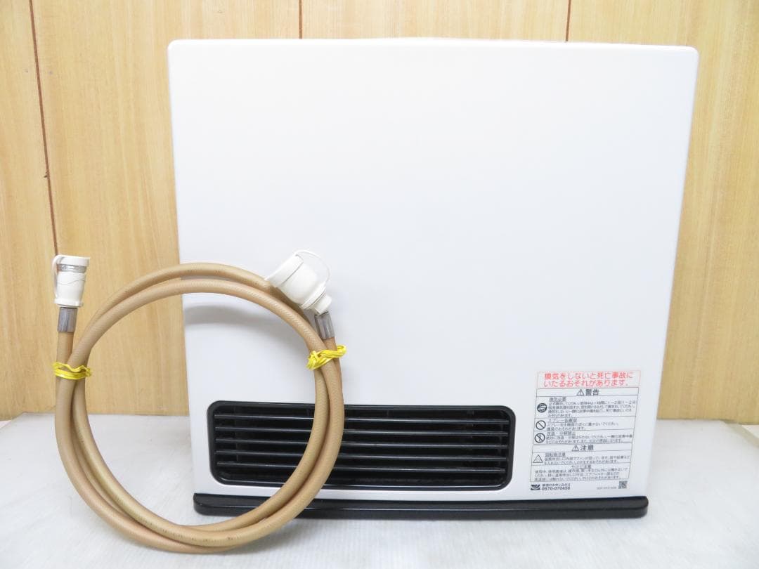 リンナイ 都市ガス用 ガスファンヒーター ～15畳 2mガスコード付き