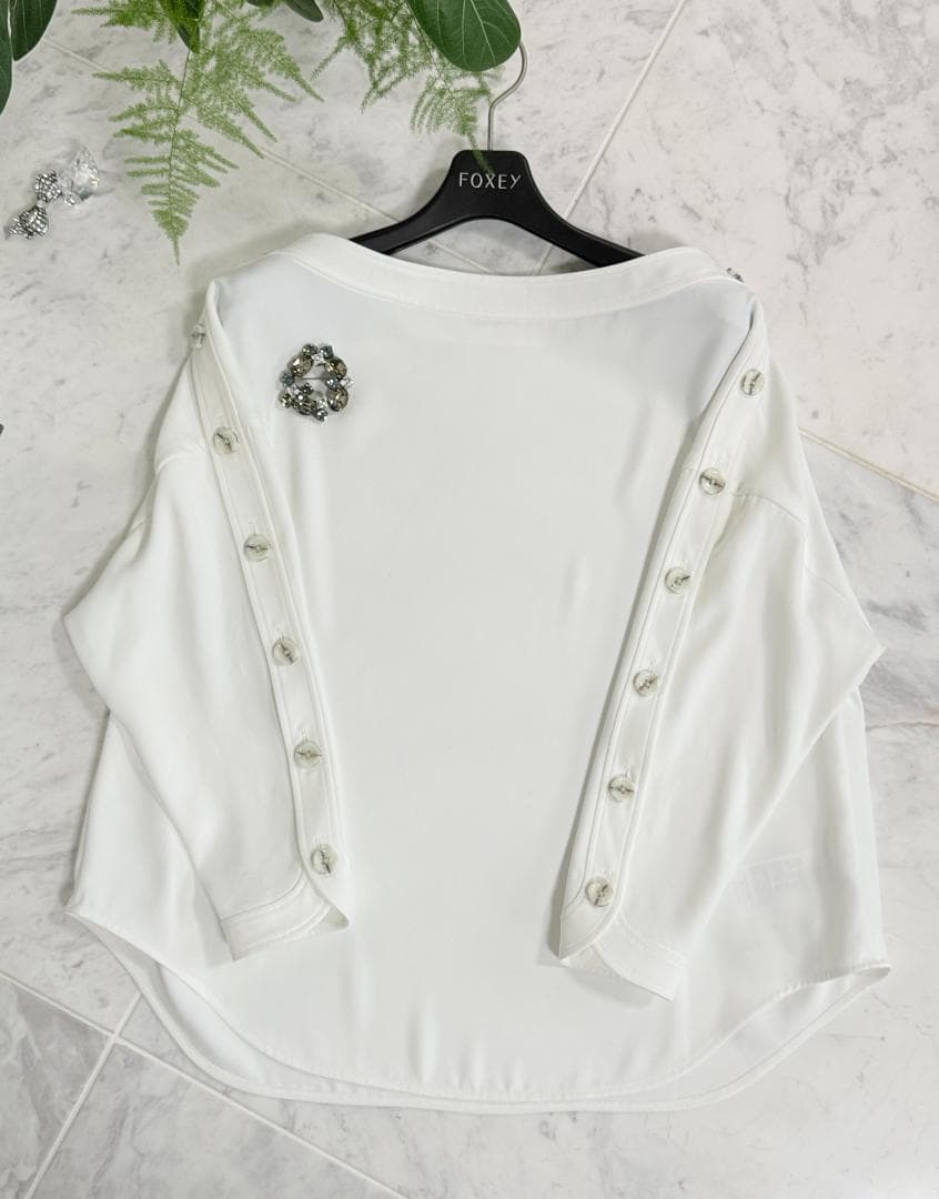 未使用★ADEAMアディアム ヴォヤージュトップ0 ロゴボタン'22年商品