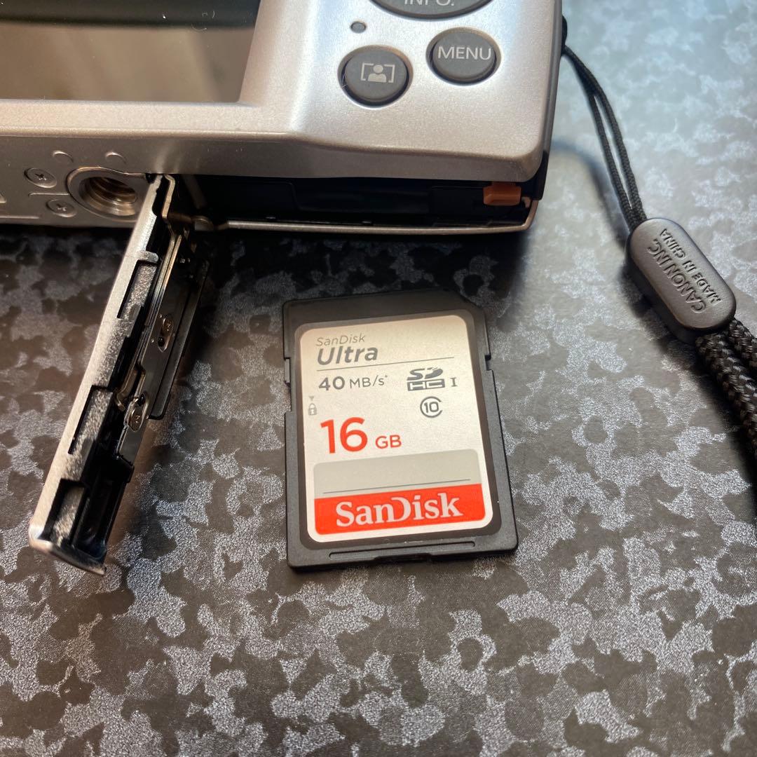 【極美品】Canon IXY 200 シルバー コンパクトデジタルカメラ