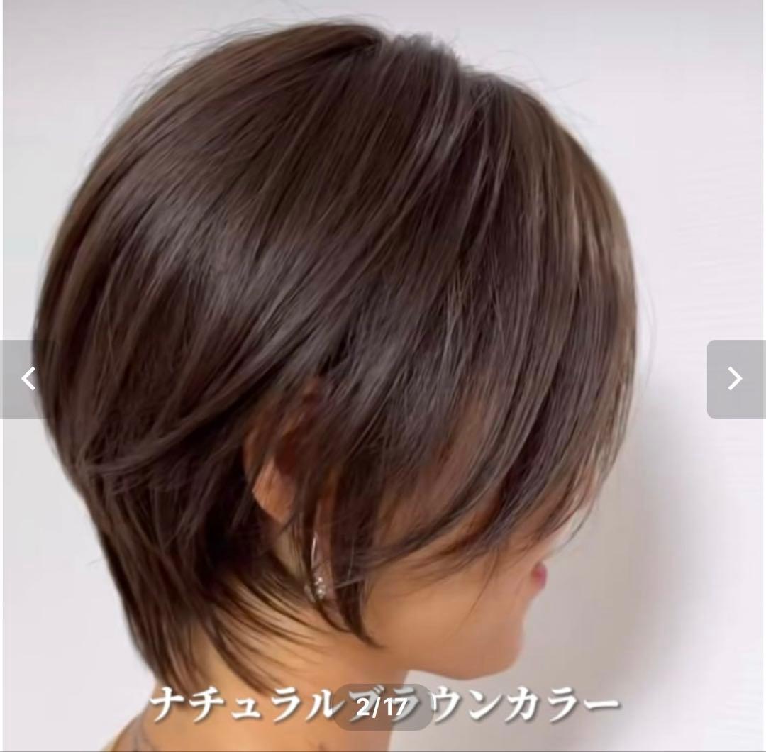 百合子ウィッグ　3Dウィッグ　商品名ゆう　ナチュラルブラウン　Mサイズ