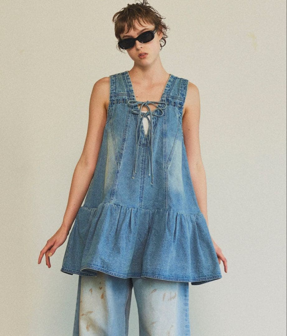 デニムミニワンピース【MAISON SPECIAL/メゾンスペシャル】
