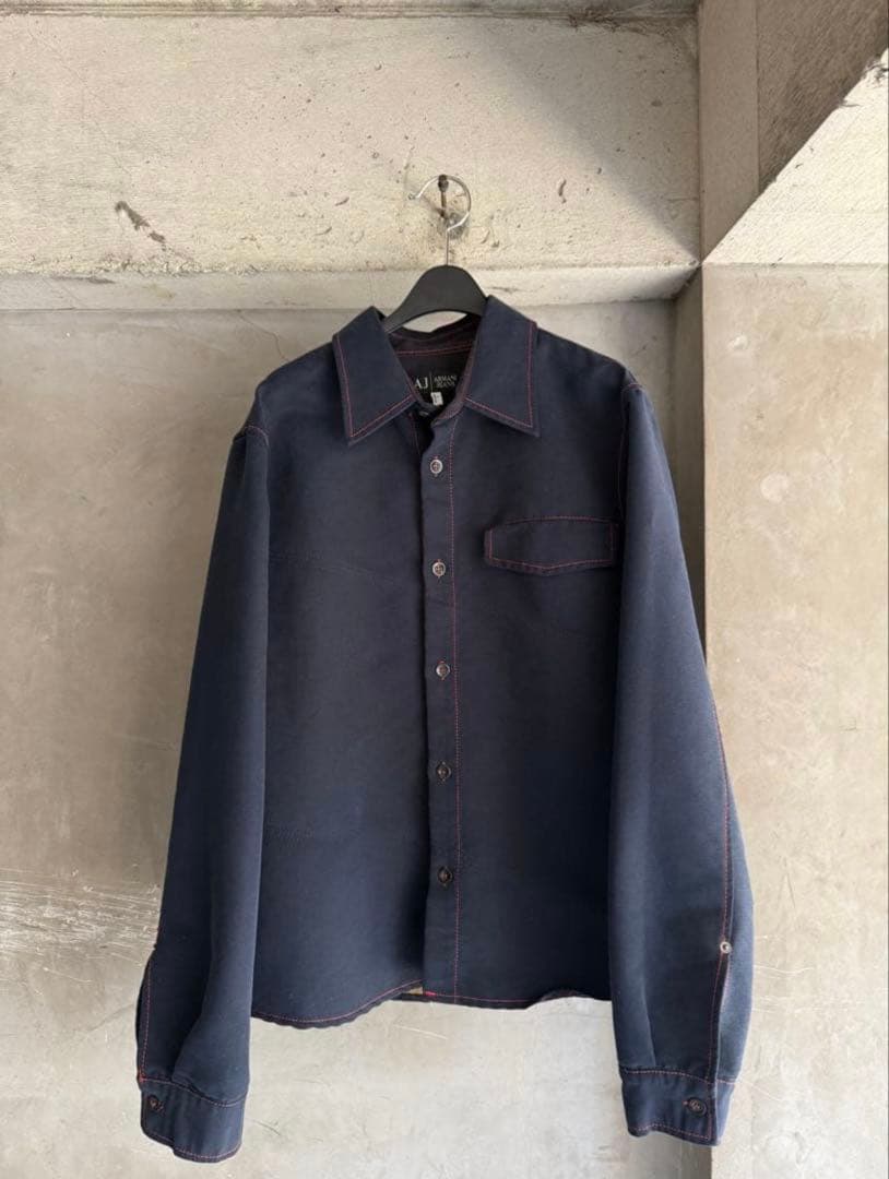 s*様 ARMANI JEANS Dark Navy Shirt Jacket