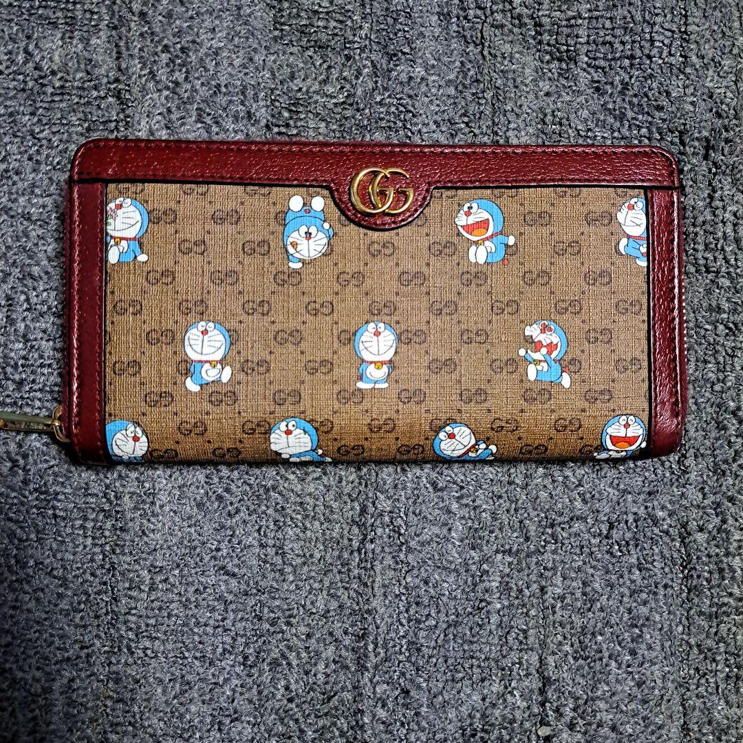 M*＊様 GUCCIドラえもんプリント 長財布