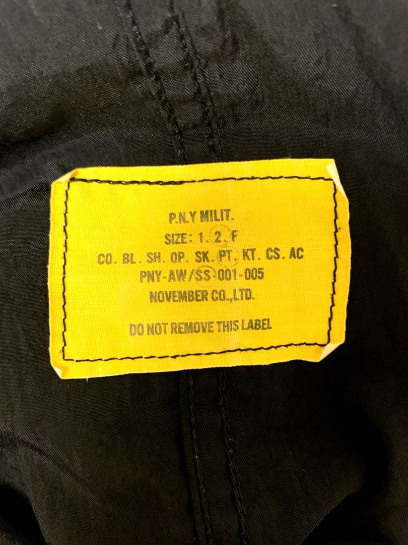 PHEENY ナイロン ミリタリー パンツ（ブラック）size2