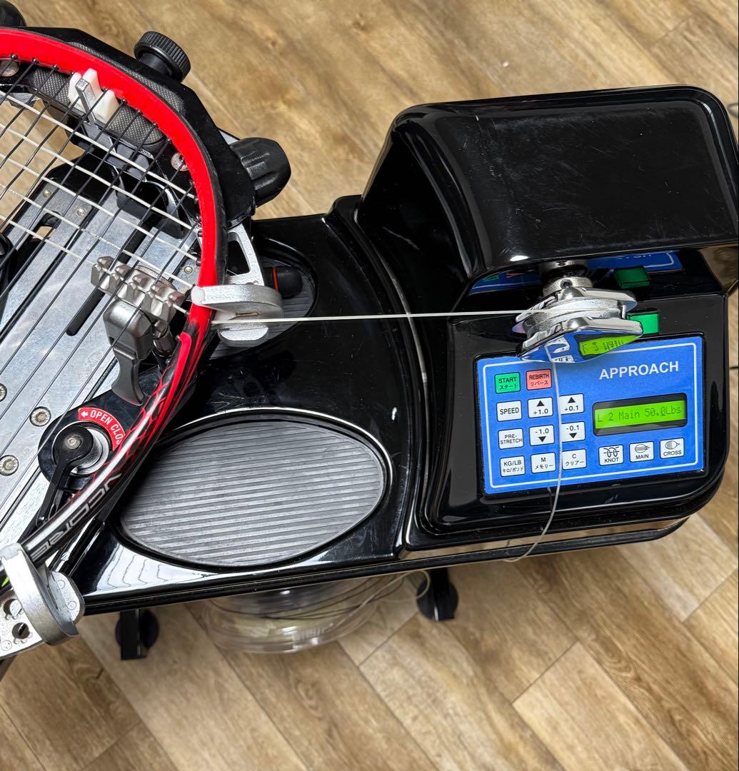 【中古】APPROACH ストリングマシン テニス ガット張り機