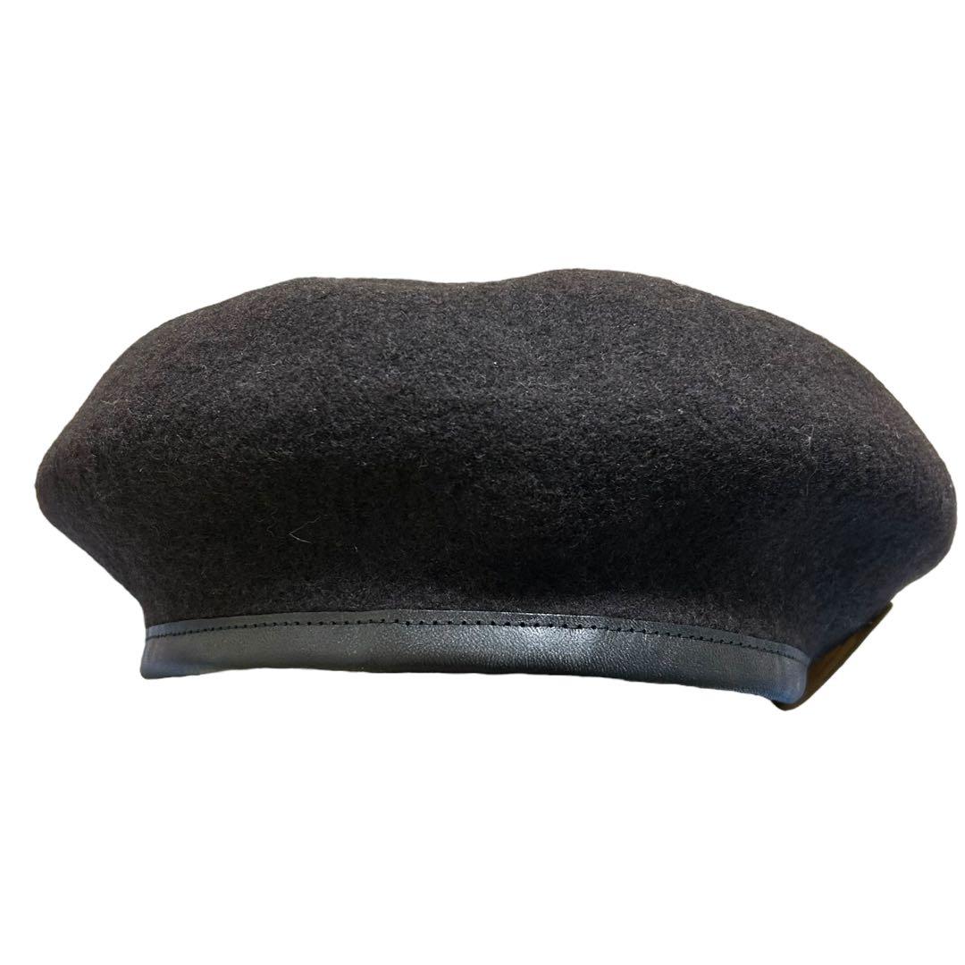 THE H.W.DOG&CO ベレー帽　ウール ダークブラウン
