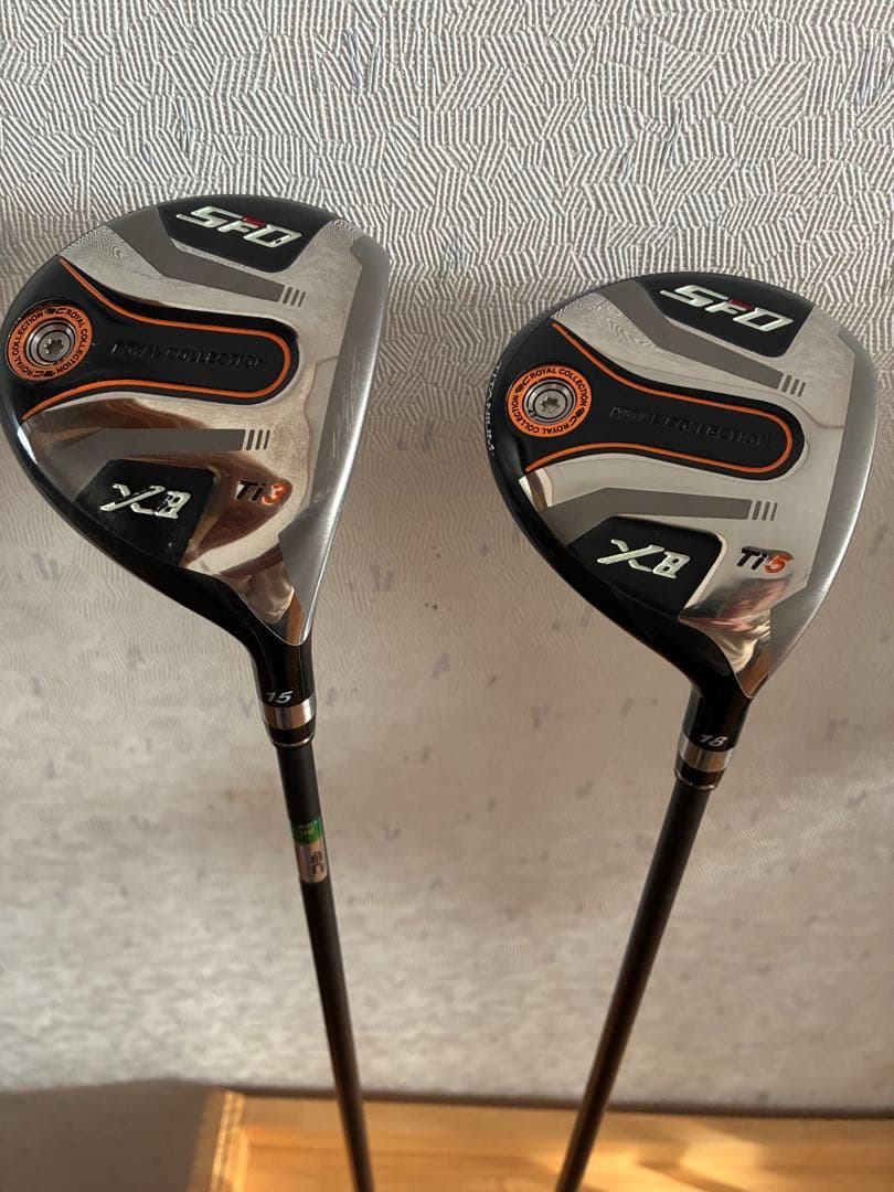 ロイヤルコレクションSFD X8 チタン フェアウェイウッド 2本セット