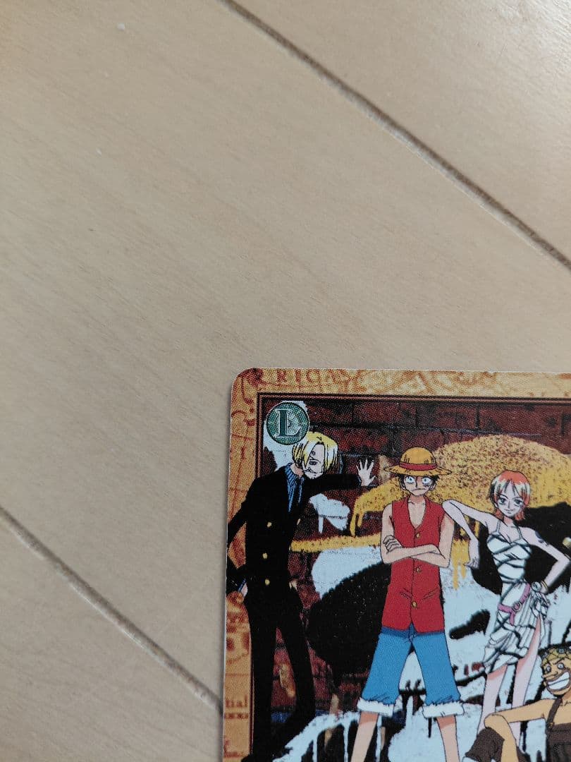 ワンピース カードダス 初期 希少 絶版　ルフィ海賊団3枚セット