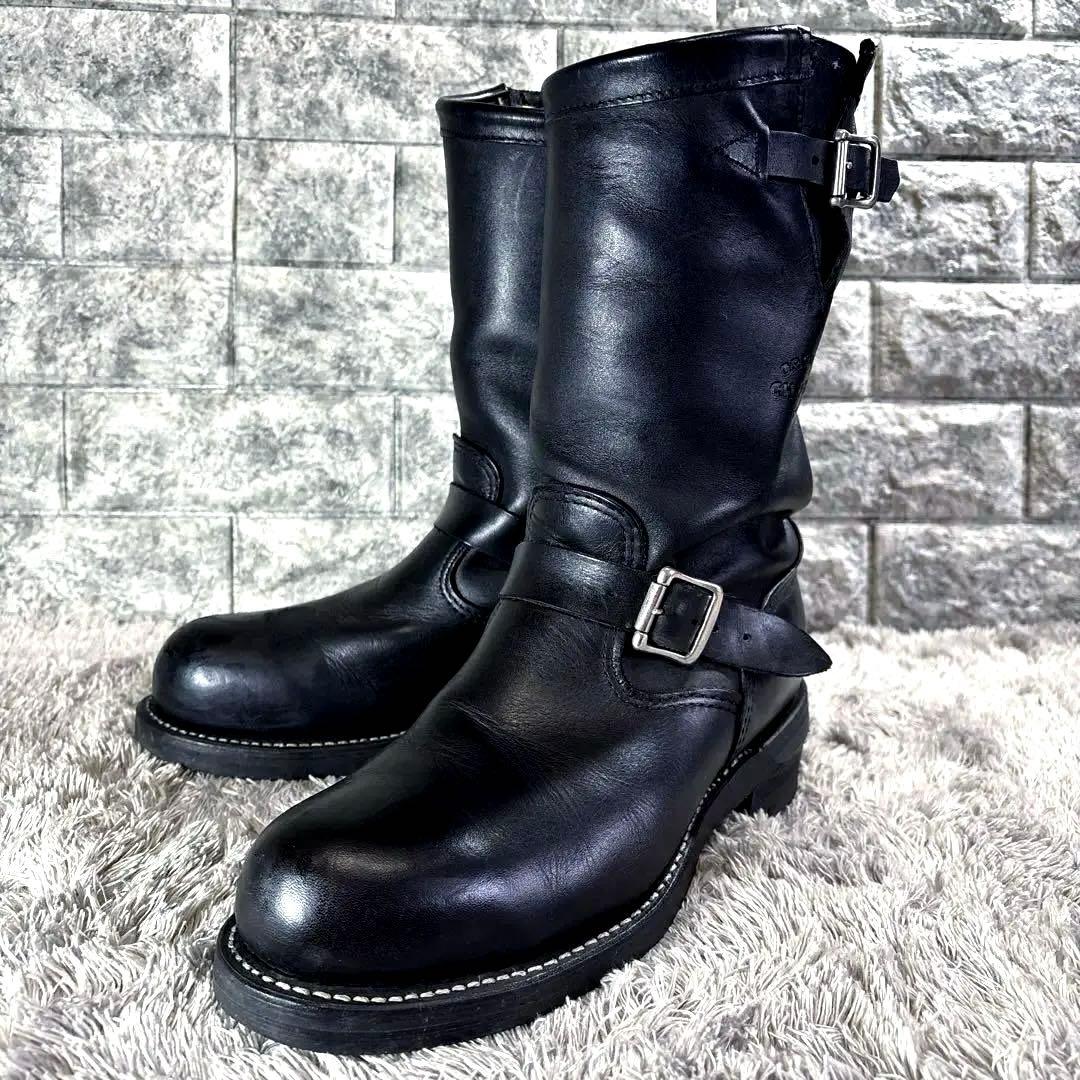 チペワ 1901M87 廃番 エンジニアブーツ USA製 黒タグ ブラック