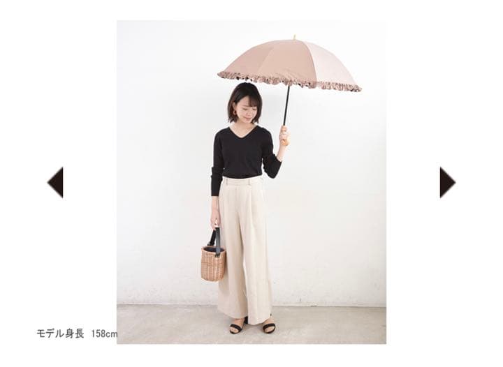 サンバリア100 折りたたみ日傘 2段折 ピンク