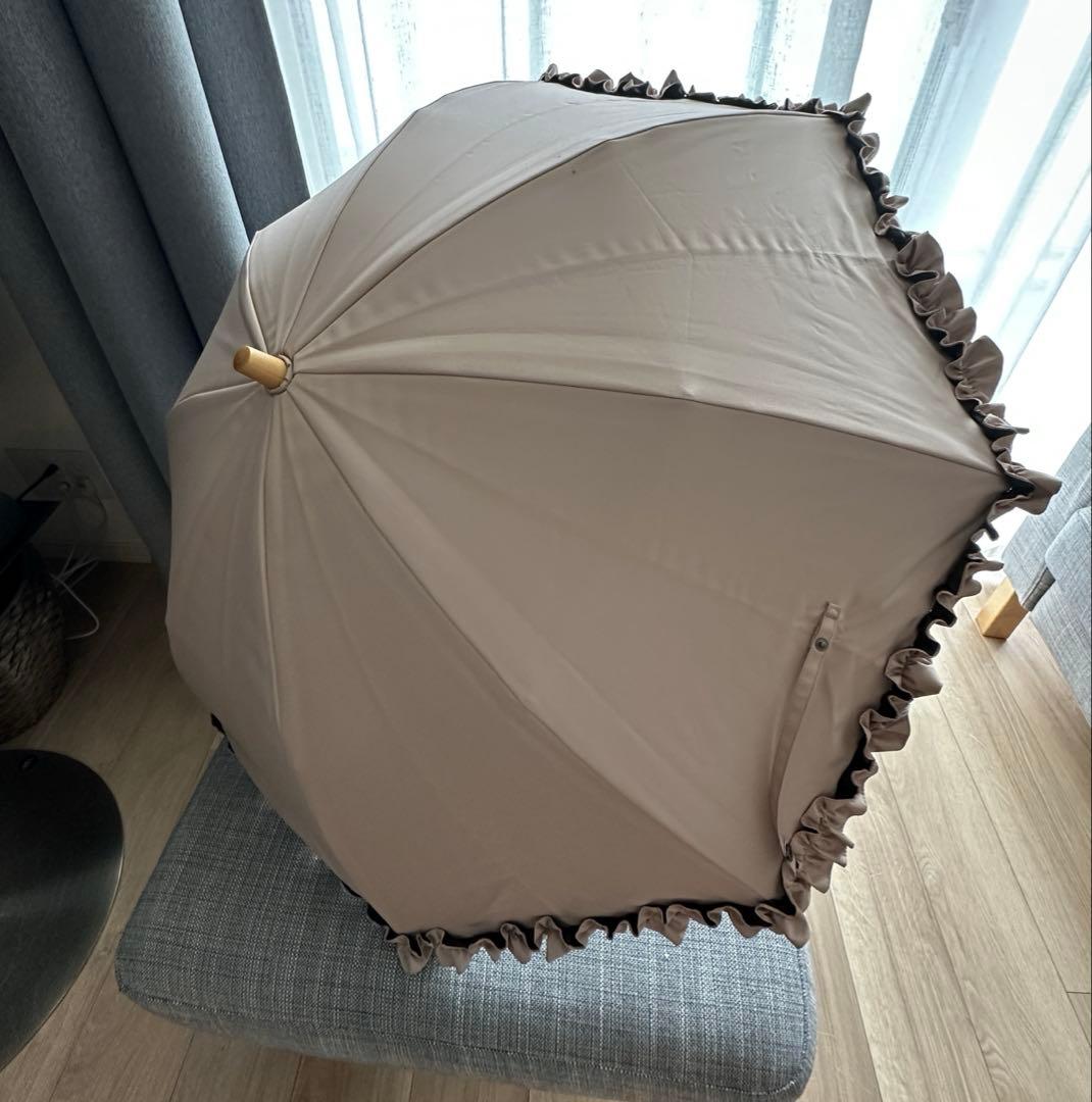 サンバリア100 折りたたみ日傘 2段折 ピンク