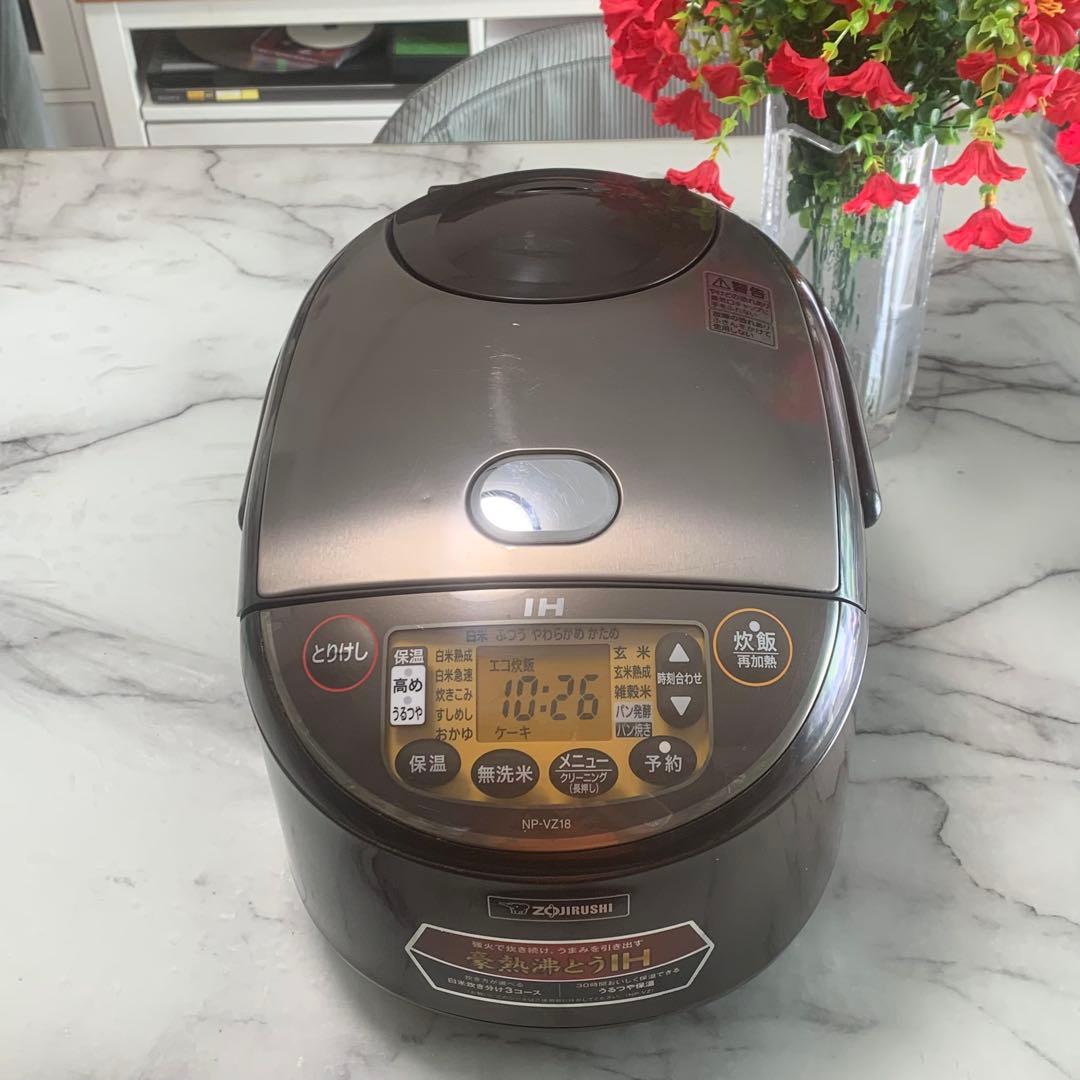 良品　2019年■象印 極め炊き 豪熱沸とうIH　NP-VZ18　1升炊き■