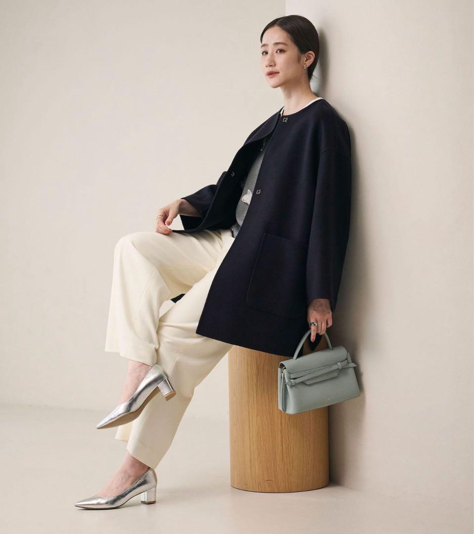 【タグ付新品】united arrows バイカラーリバー　ミドルコー