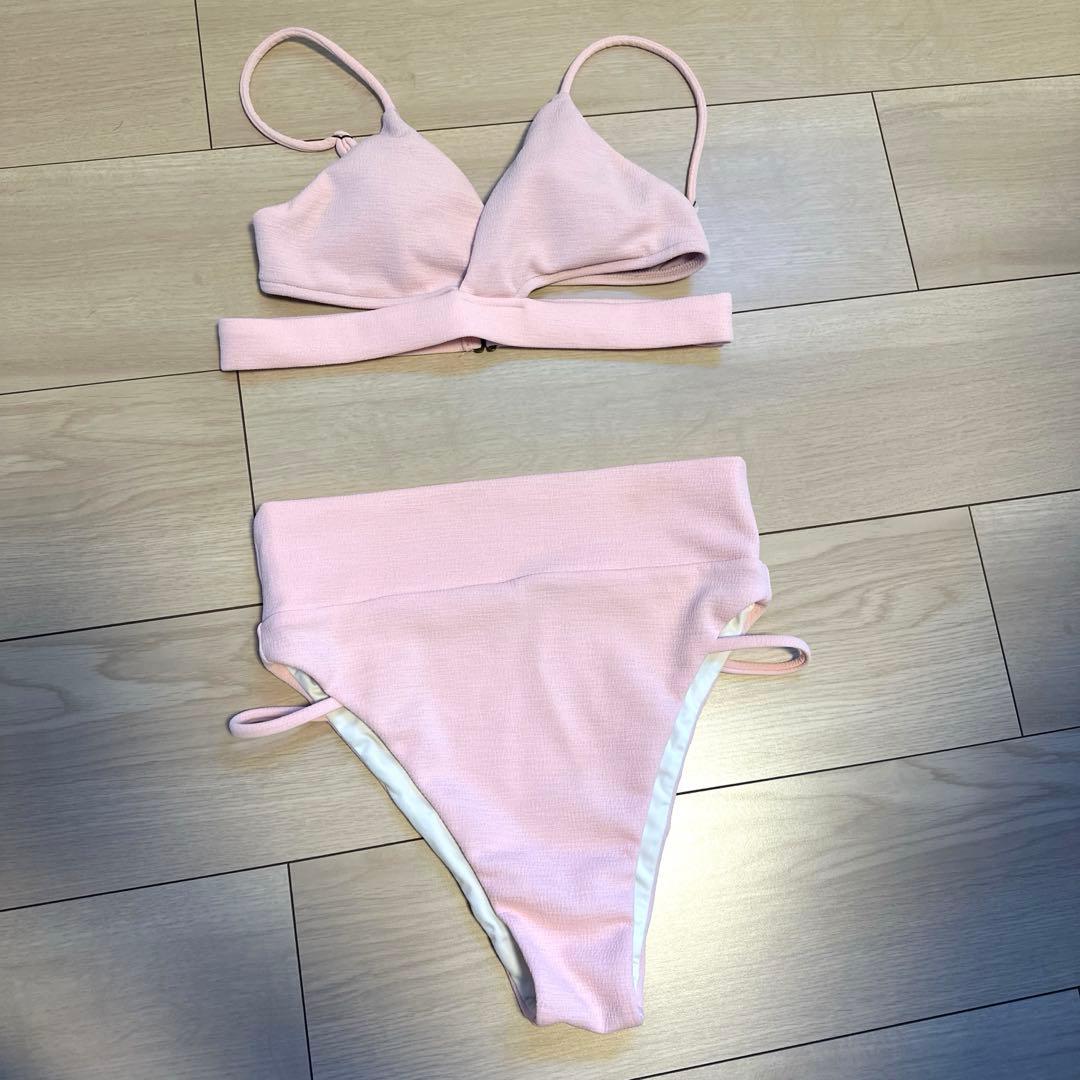 ALEXIA ピンク セパレート水着 ハイウエスト　上下セット