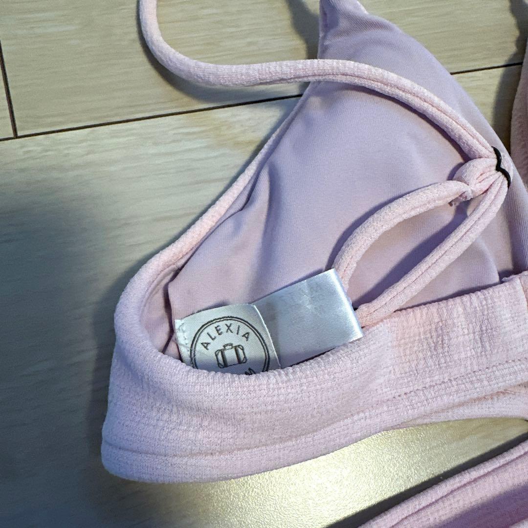 ALEXIA ピンク セパレート水着 ハイウエスト　上下セット