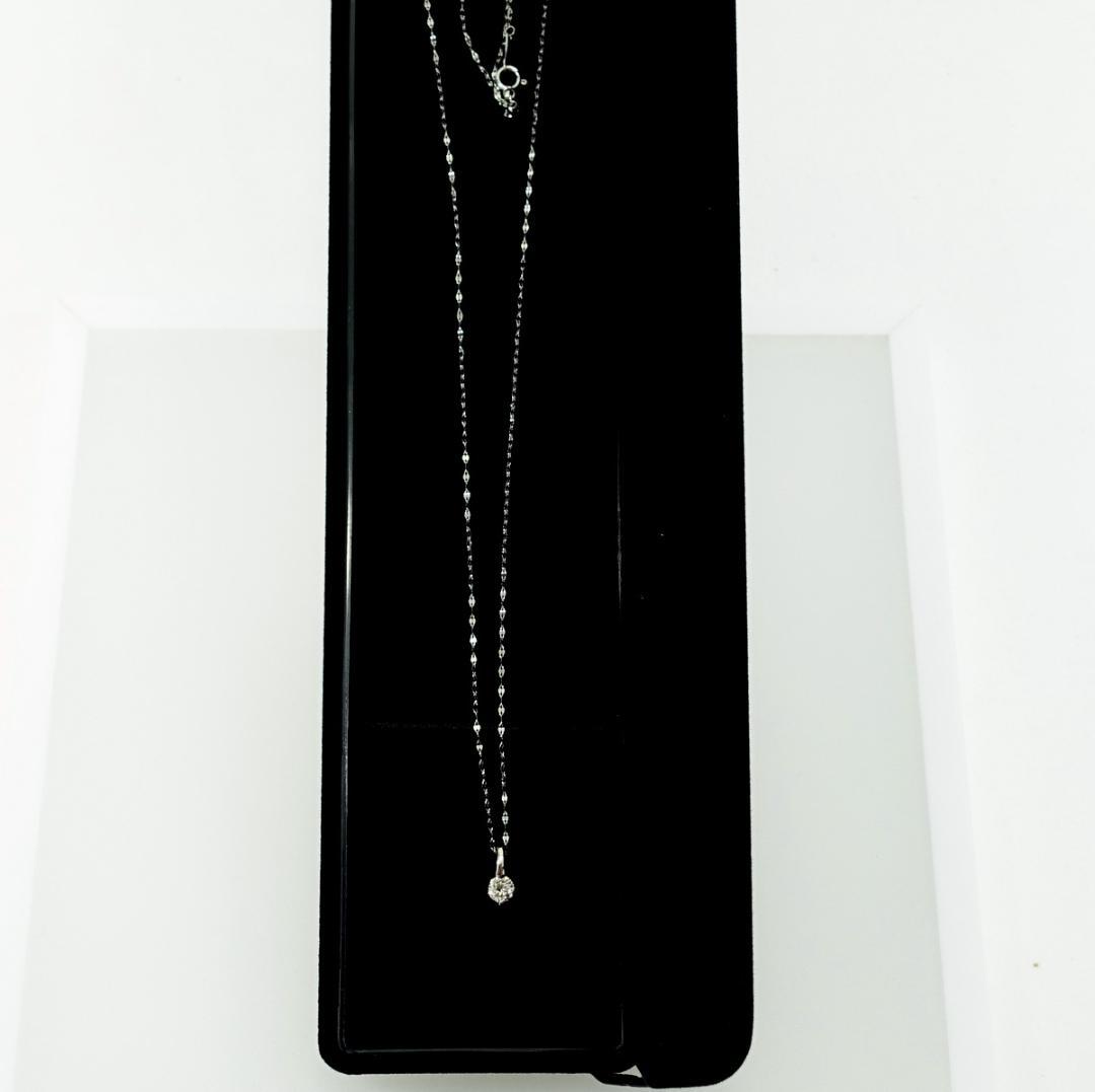 riricoco 様PT 0.35カラット ダイヤモンド ネックレス ス