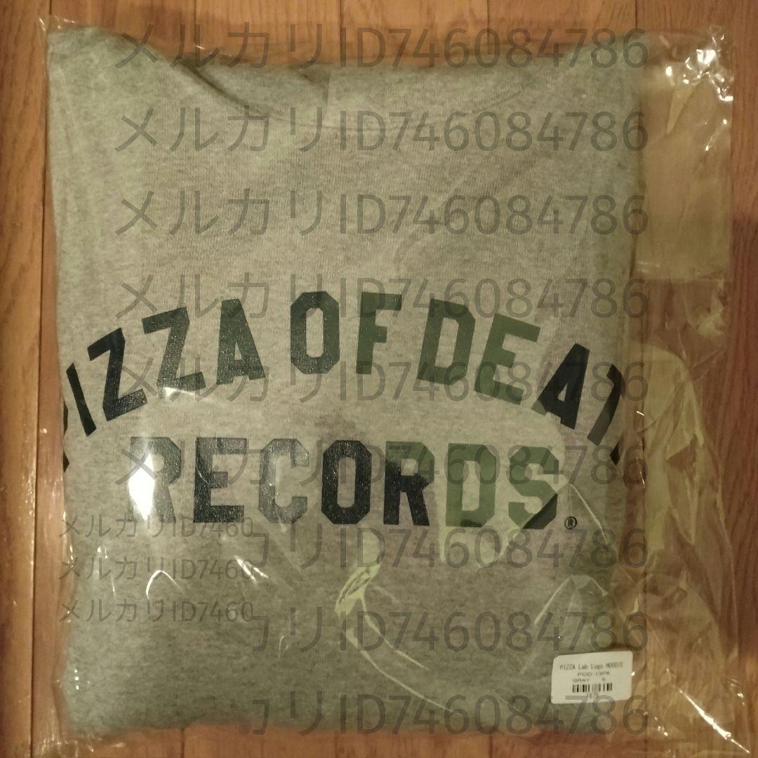 PIZZA OF DEATH フーディー グレー S パーカー ハイスタ