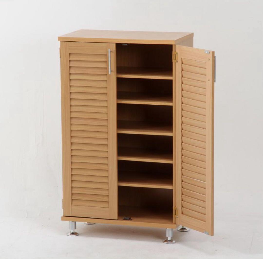 ルーバーシューズボックス ナチュラル [CD:96563]未開封品