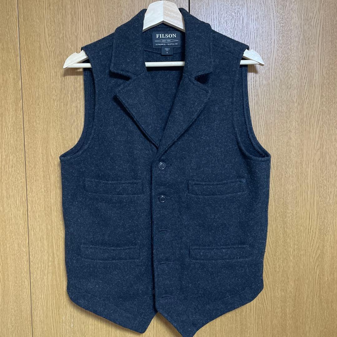 う*ん様 FILSON ダークグレー ベスト Sサイズ