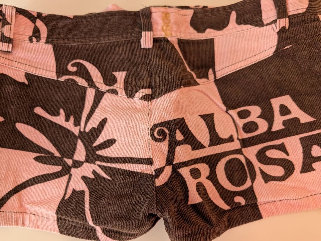 アルバローザ 新升目ショートパンツ　Y2K ALBA ROSA