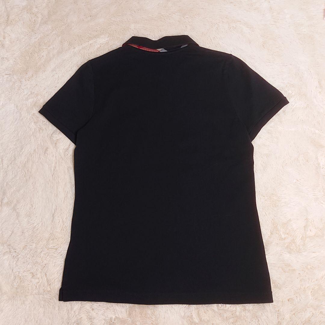 ブルーレーベルクレストブリッジ ポロシャツ ノヴァチェック 黒 白 2点セット