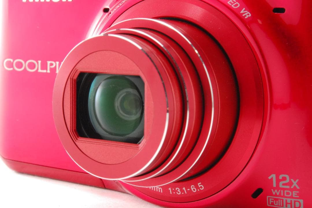 Nikon COOLPIX S6500 レッド 付属品多数 動作確認済
