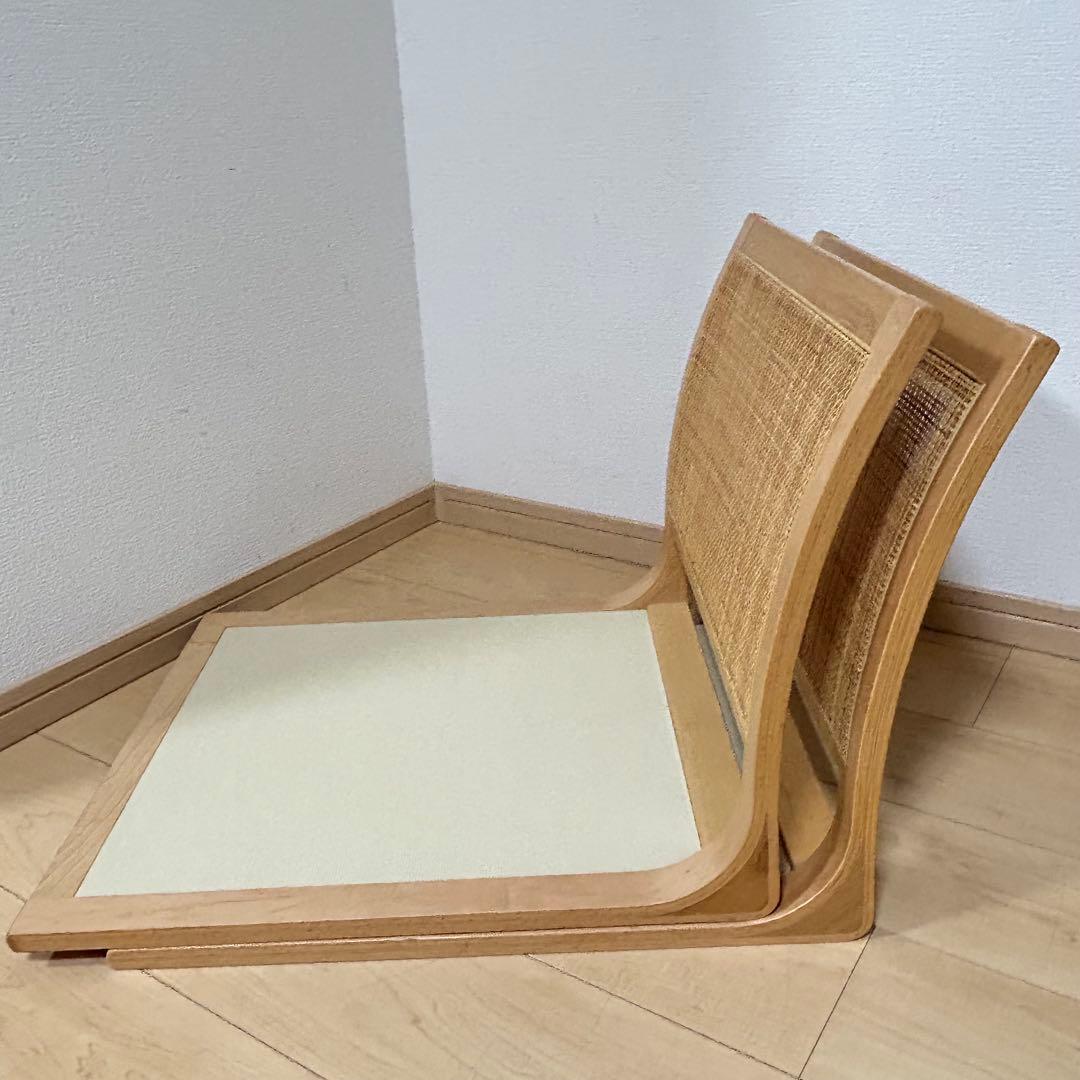 天童木工 TENDO 座椅子 ラタン 4脚