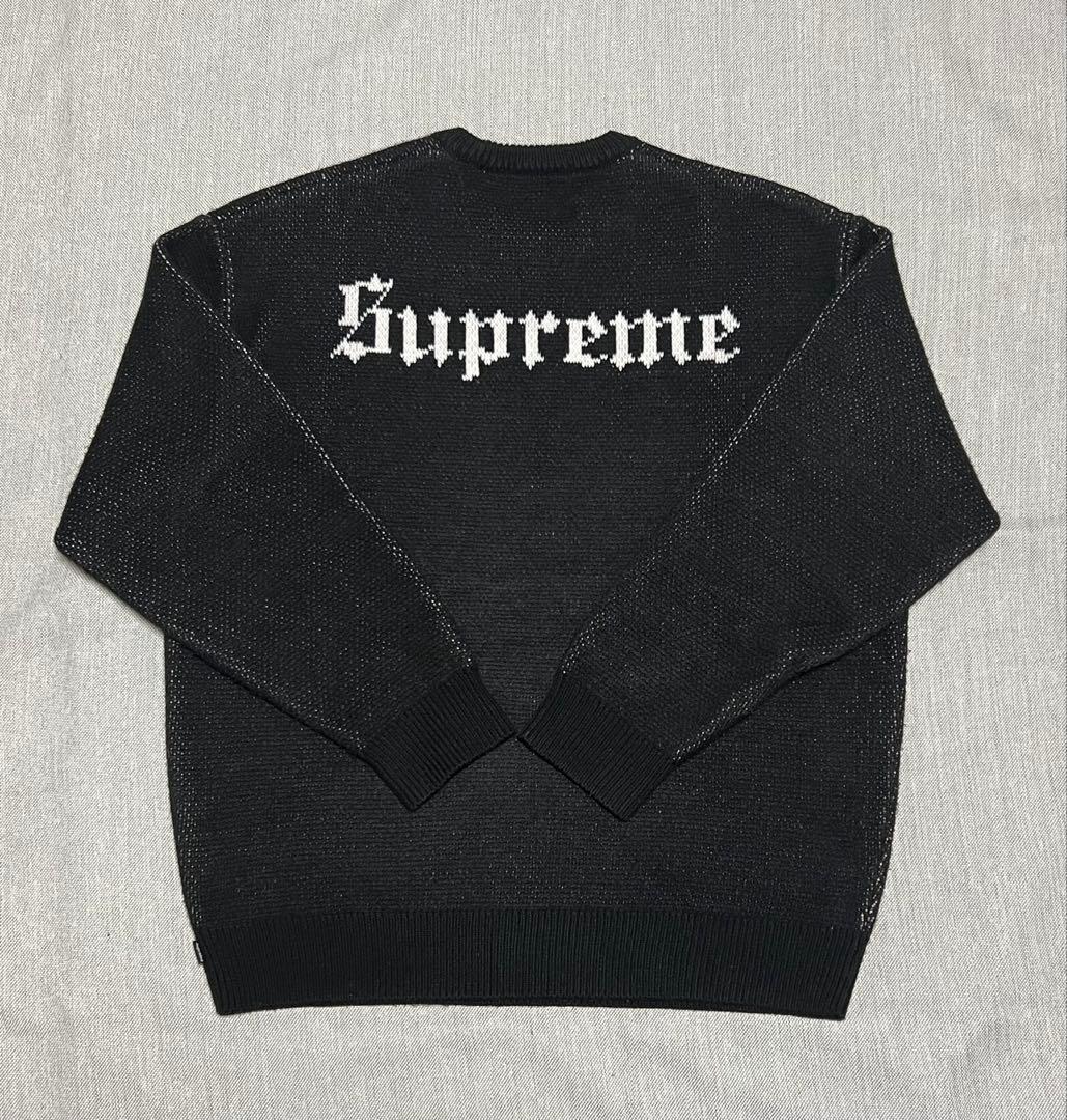 トップス Supreme  White Sweater \"Black\"