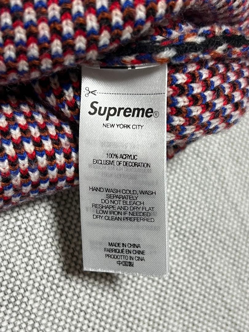 トップス Supreme  White Sweater \"Black\"