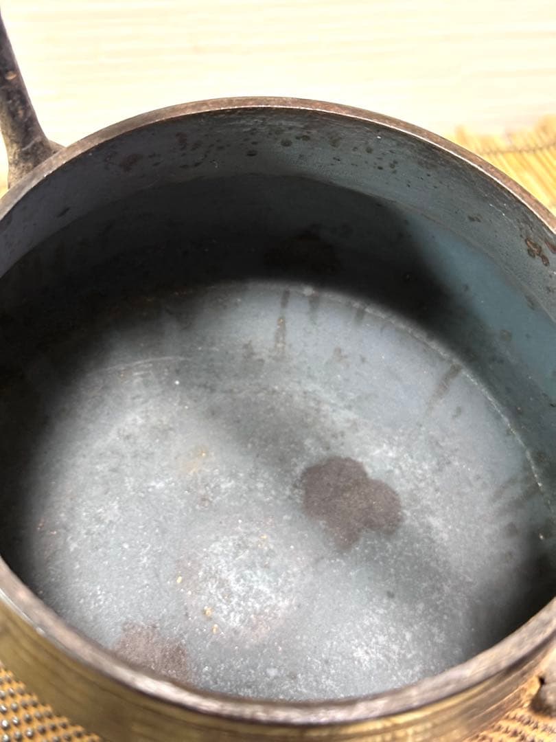 未使用品　付属品付　南部盛岡釜定工房造　１５型　南部鉄瓶　南部鉄器　鉄瓶