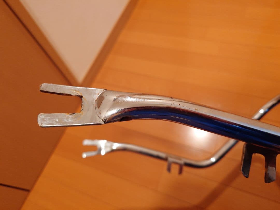 Z750FX スチール製メッキリアキャリア シルバー Z1000MK2