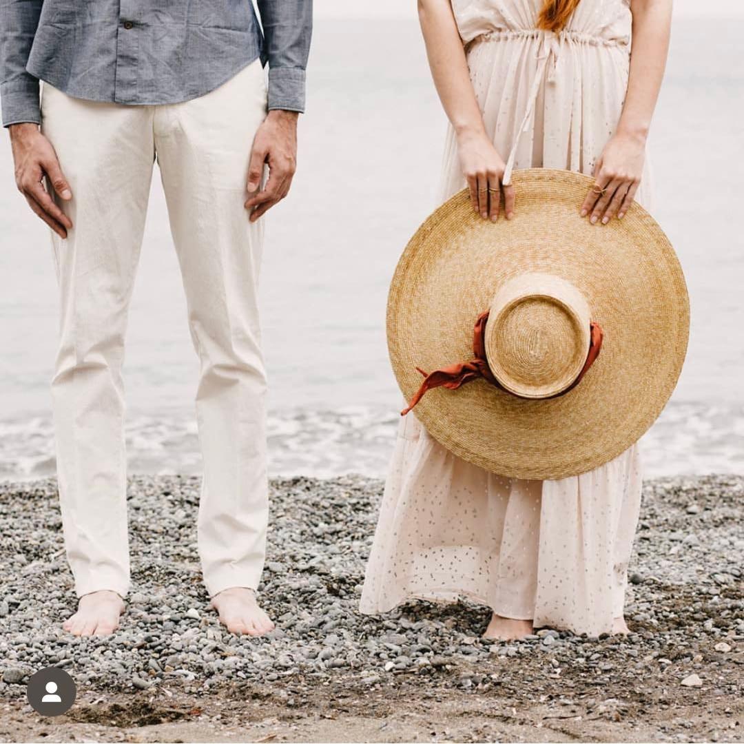 未使用　イタリア製　ストローハット　紫外線対策 スカーフリボン付　　麦わら帽子