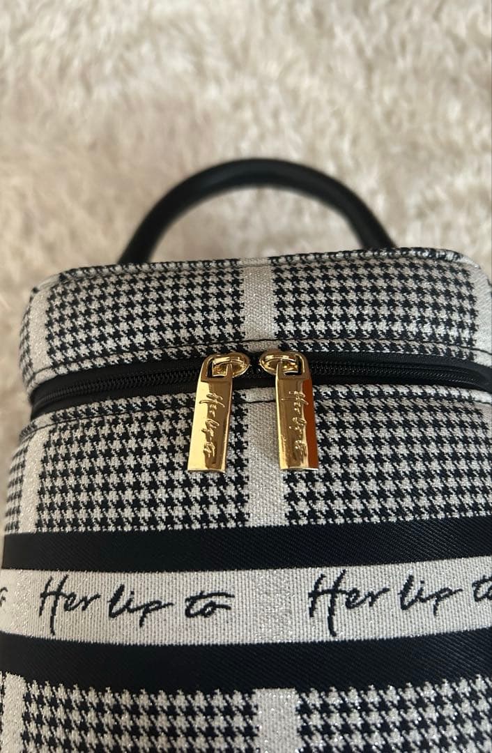 herlipto Jacquard Vanity Bag バニティバック