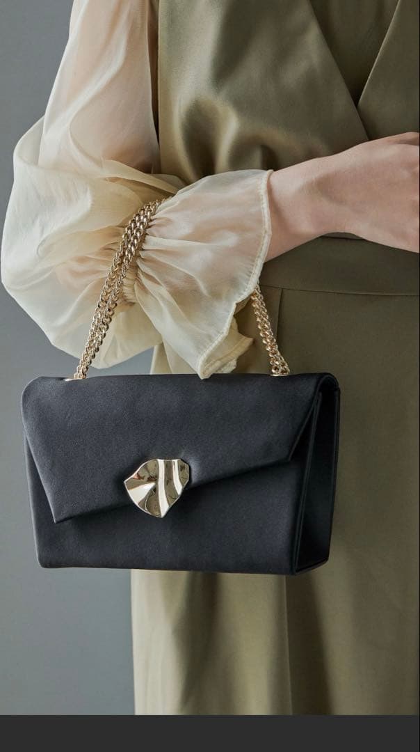 niana ブラスカットフラップバッグ 結婚式 二次会 フォーマル オケージョン