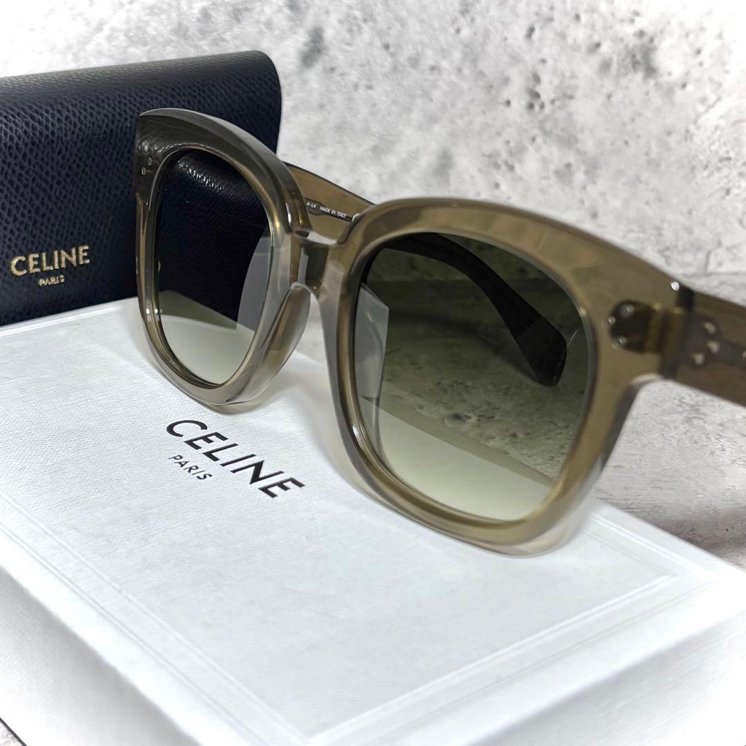 【S.Y！】セリーヌ サングラス クリア ニューオードリー オリーブ