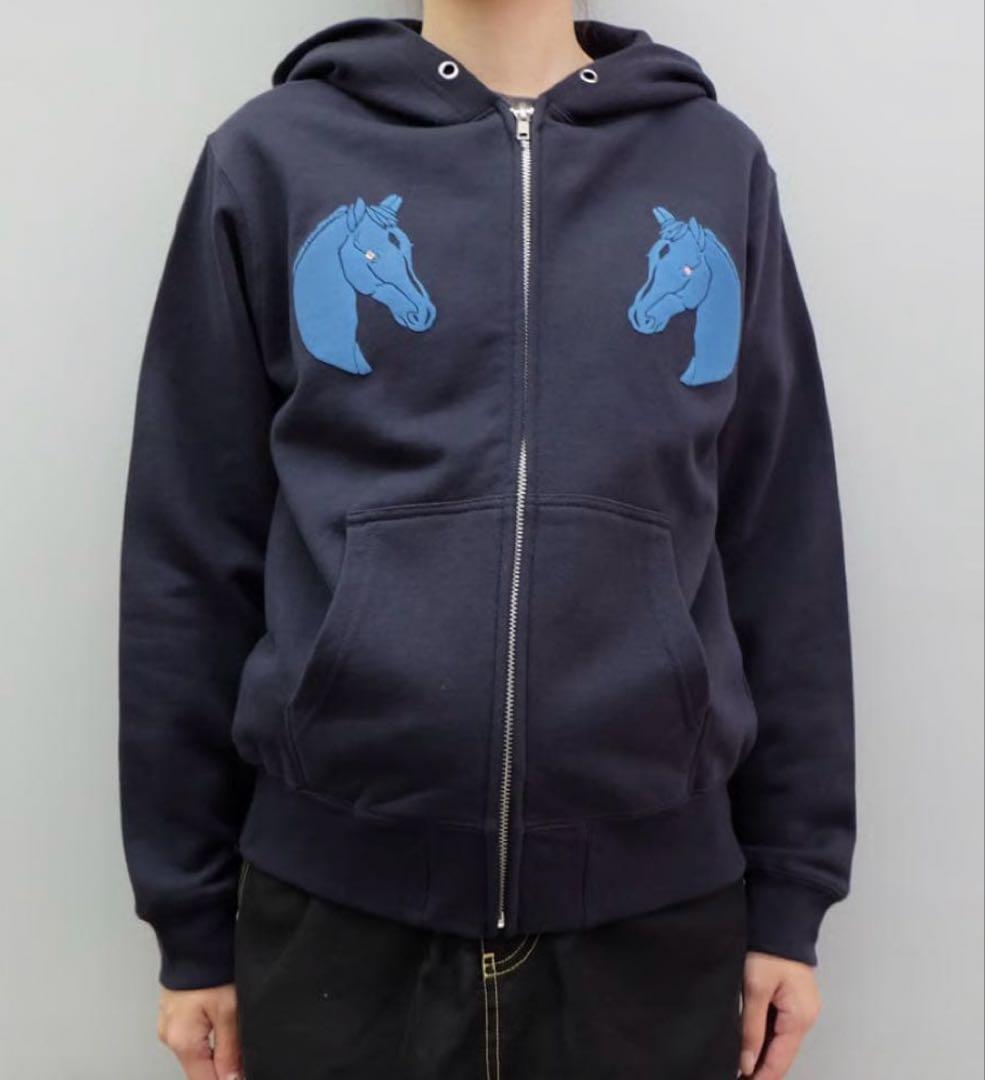 トップス Labyrins Dont Cry Horse Zip Hoodie shury
