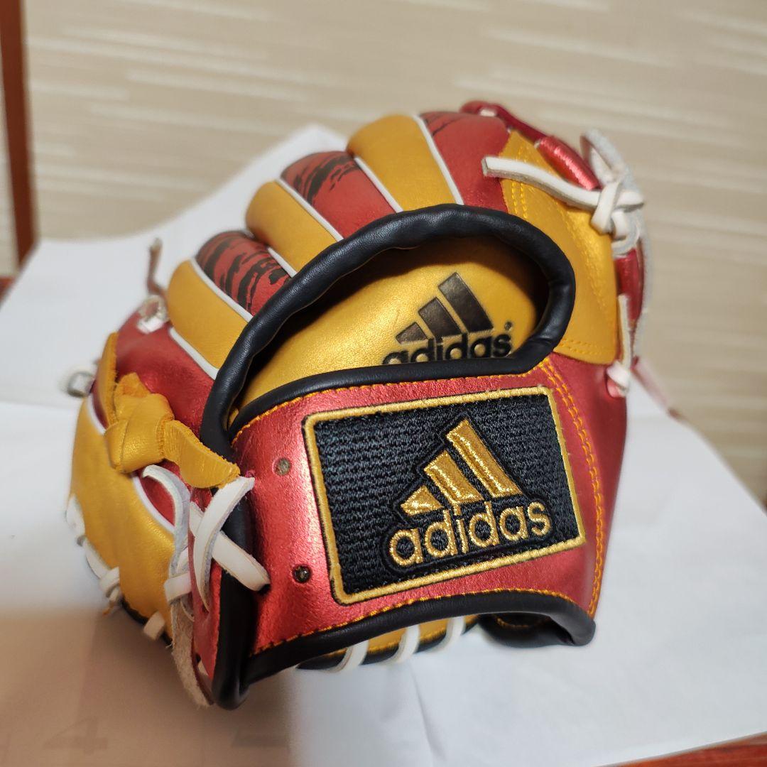 アディダス軟式野球グローブ メタリックkB183レアで美品