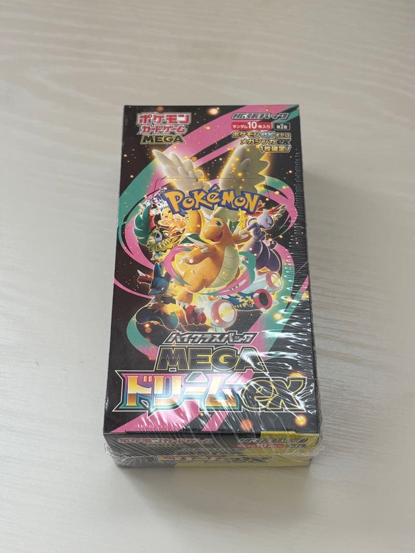 ポケモンカードゲームMEGA ドリームEX 10パック入り1BOXシュリンク付き
