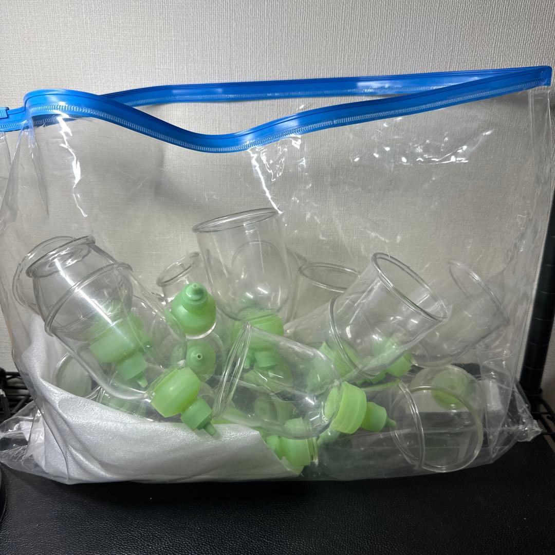 カッピングαミニ エアーポンプ　カップ21個