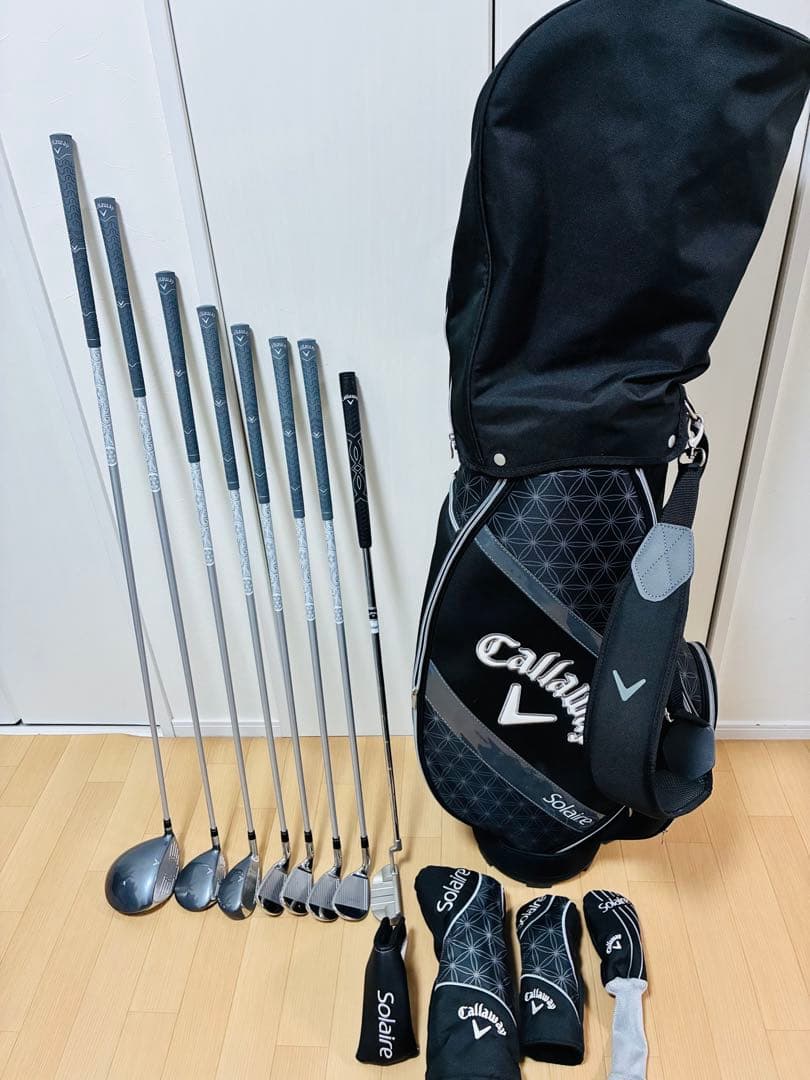 【みー】ゴルフクラブ レディース セット ソレイル 現行モデル 8本 L