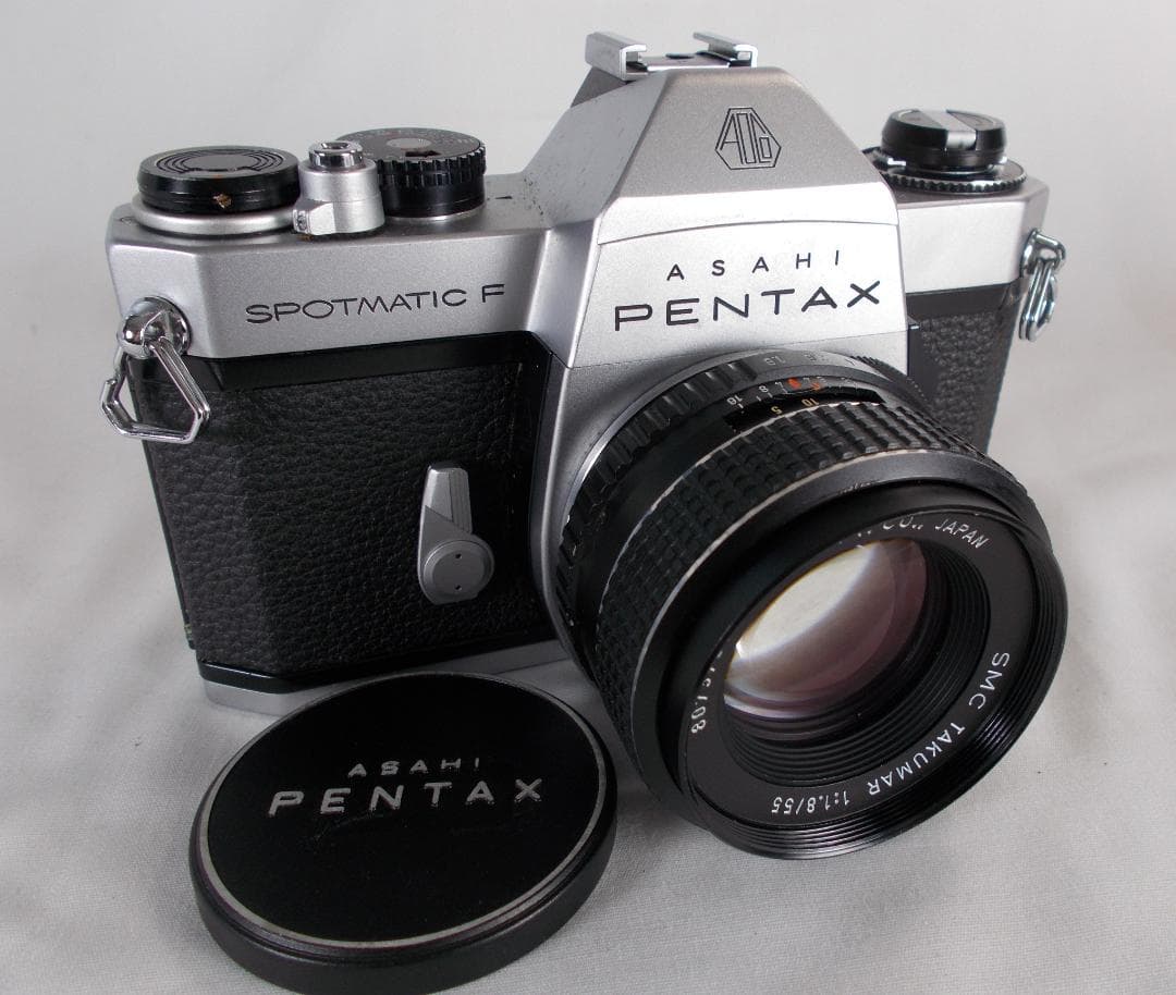 フィルムカメラ 整備済 完動品　Pentax SPF + f/1.8　P255