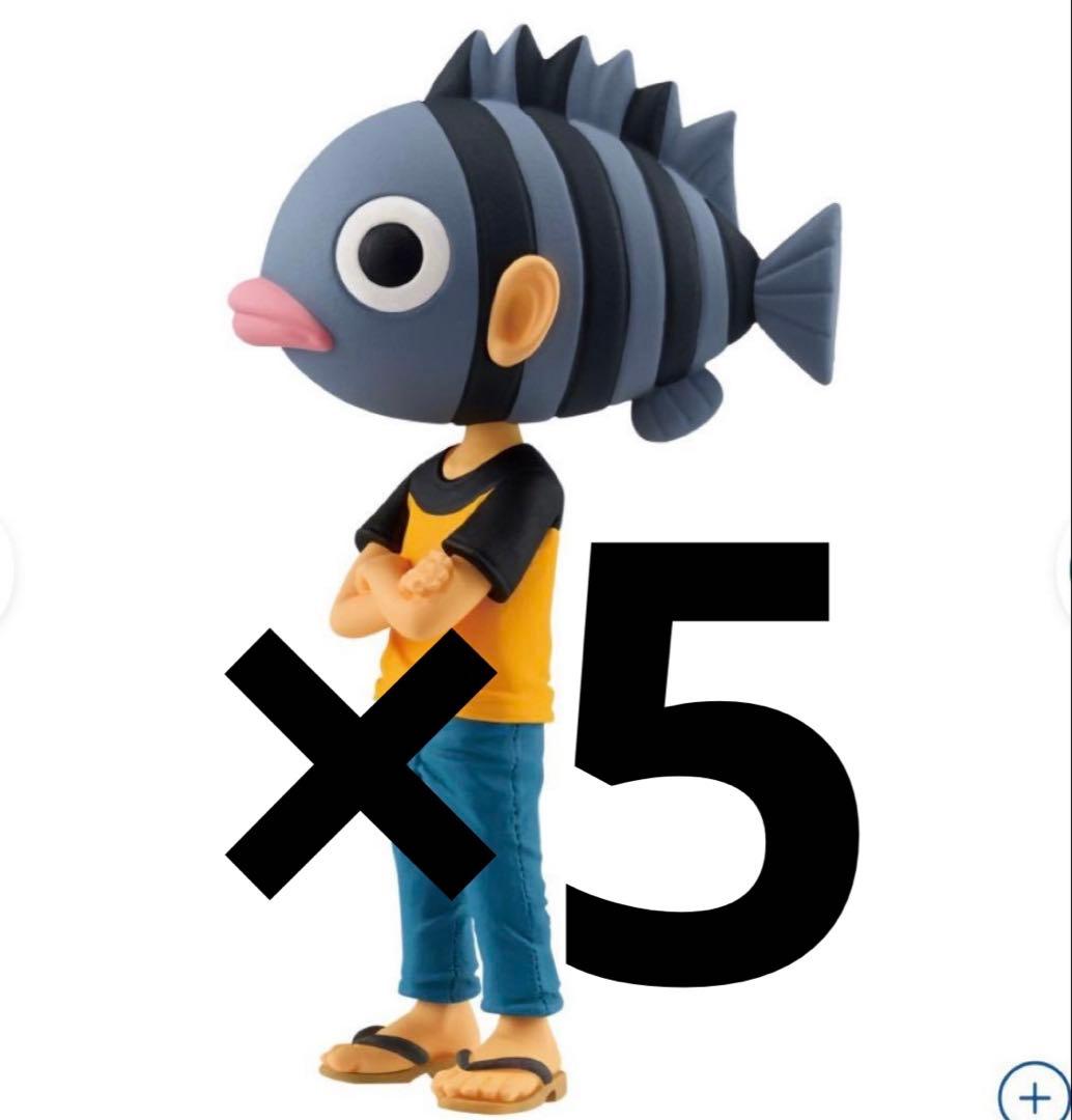 ONE PIECE BASE SHOPワールドコレクタブルフィギュア　尾田　×5