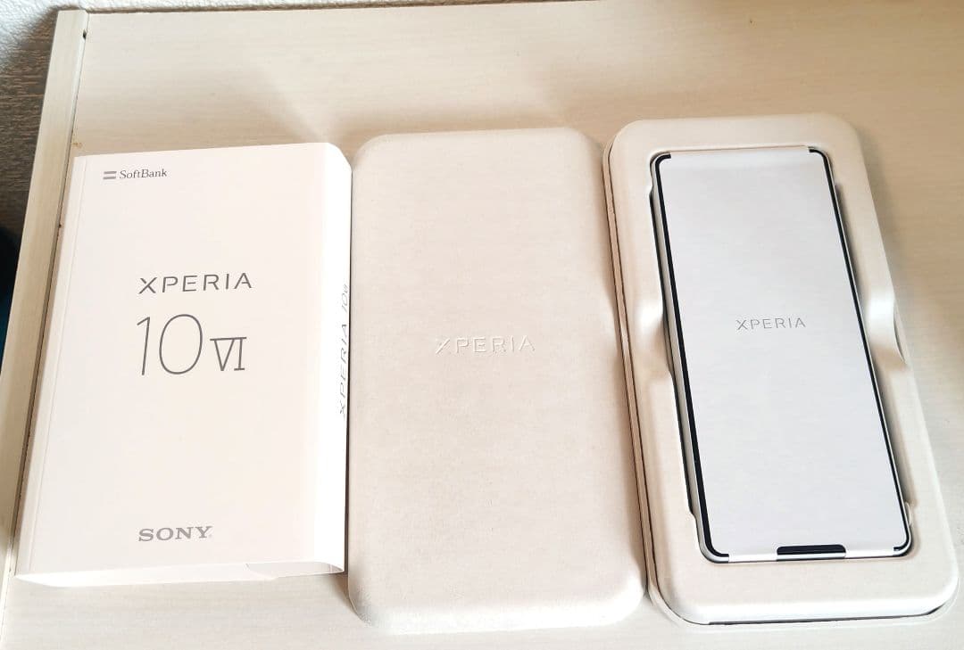 箱有.Sony Xperia 10 VI 人気ホワイト SoftBank