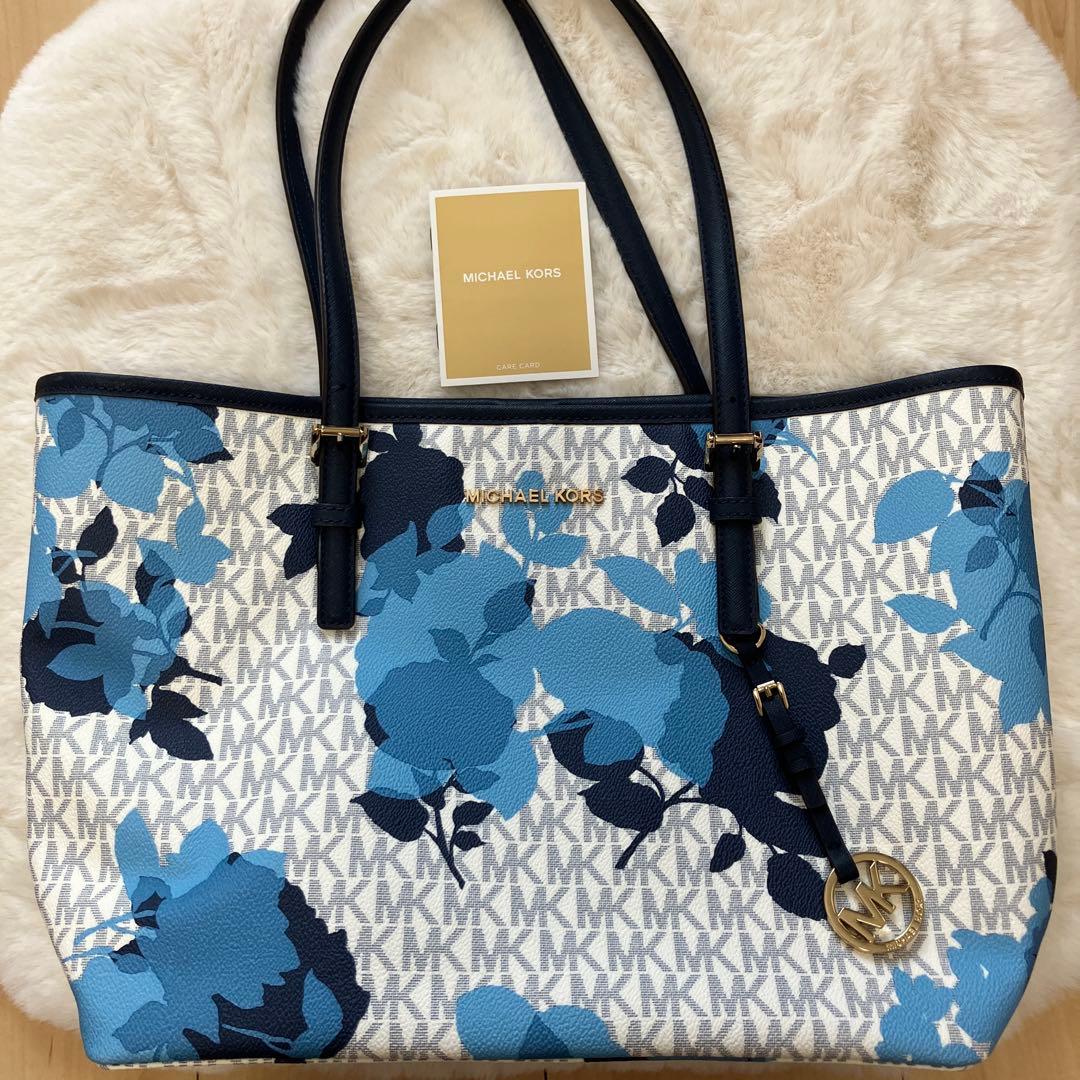 MICHAEL KORS フローラル トートバッグ 美品