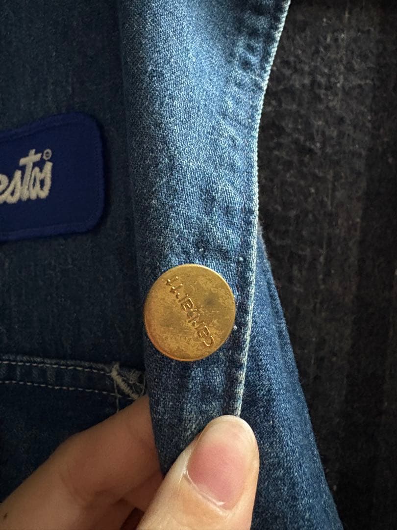 Carhartt カーハート　デニムジャケット　裏地付き