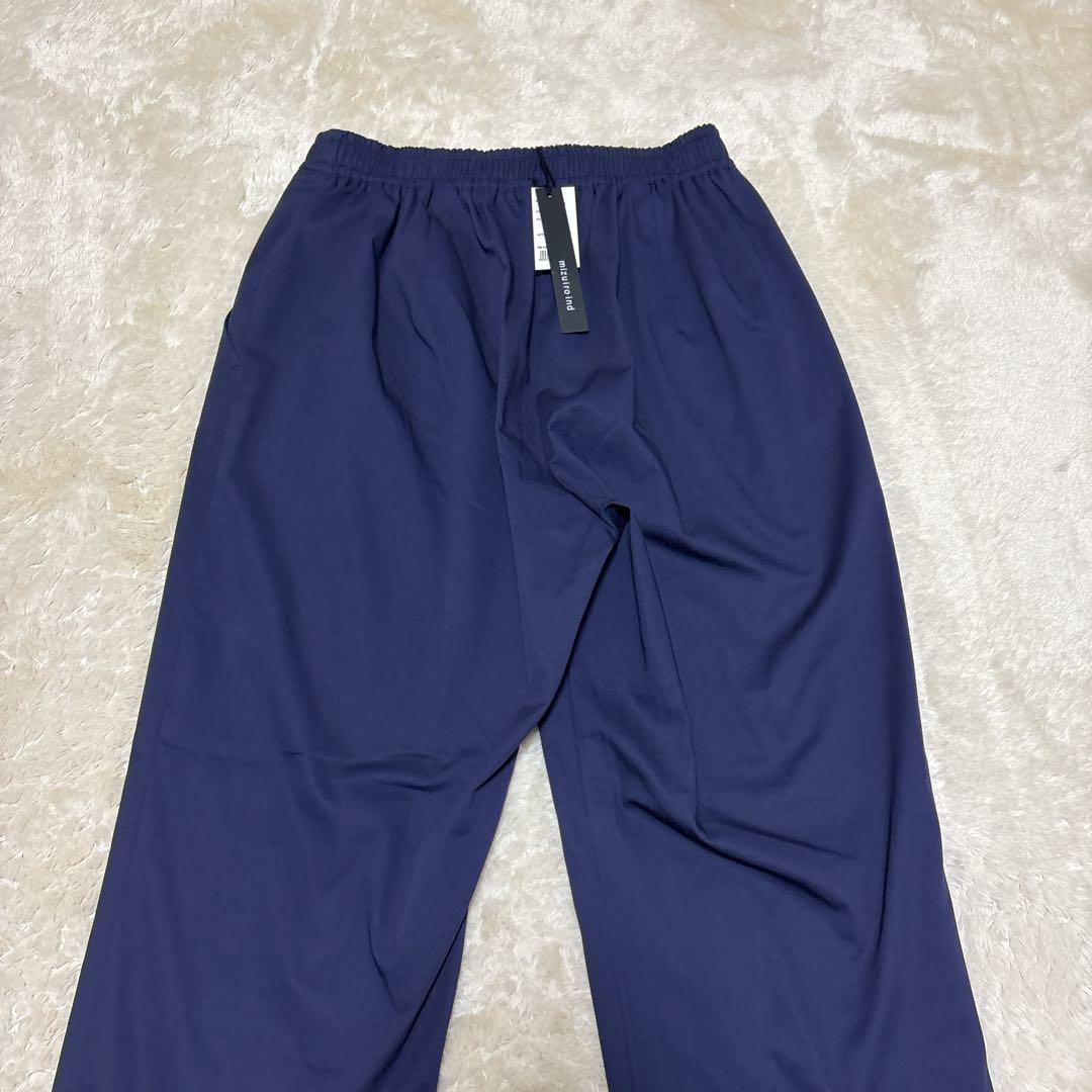 新品タグ付き 2025 mizuiro ind イージースリムパンツ ネイビー