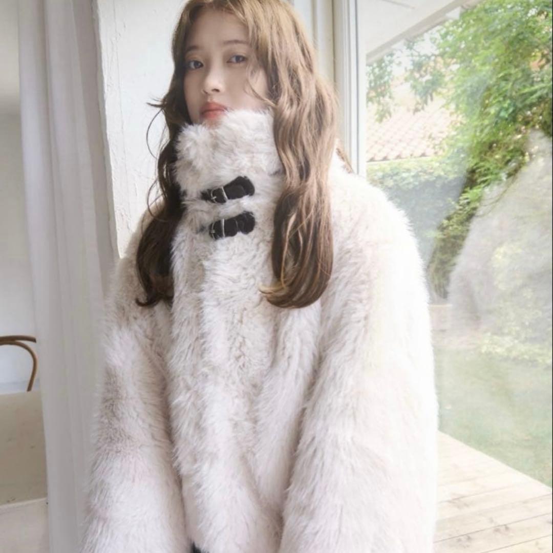 【限定価格】mellowneon 2wayベルトファーコート