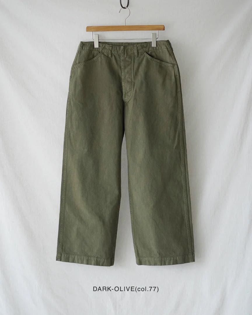 【新品】orSlow HERRINGBONE UTILITY TROUSERS